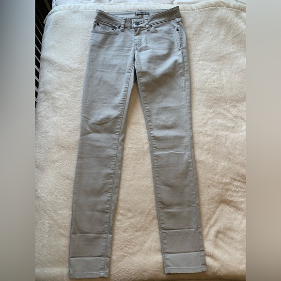 PrAna Women’s Kayla Skinny Jeans Light Gray - Size 0/25 - Picture 2 of 5
